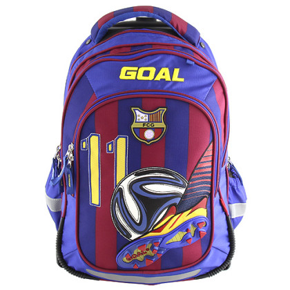 Školní batoh trolley Goal - 3D kopačka s fotbalovým míčem - číslo 11