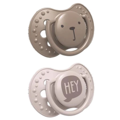 Dudlík silikonový dynamický HEY 3-6 m 2ks LOVI