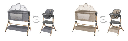 Postýlka a židlička 2v1 Sleat Me KikkaBoo