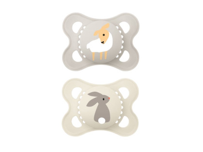 Šiditko Ortodonické Original 0 m+ Šedý/Béžový MAM