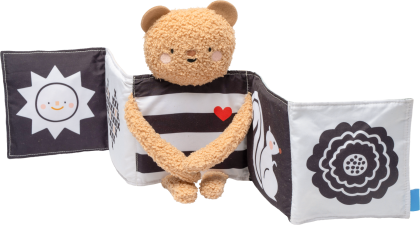 Medvídek plyšový s knížkou Snuggle Bear Taf Toys