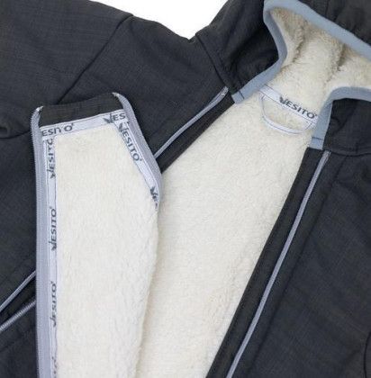 Rostoucí zimní softshellová kombinéza Lamb Grey Esito