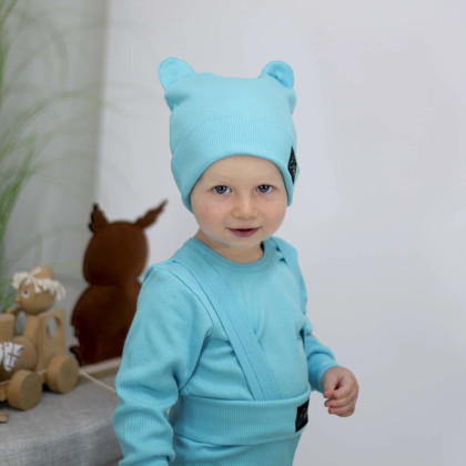 Rostoucí body žebrované Turquoise - tyrkysová Esito