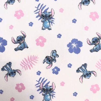 Povlečení Lilo and Stitch pink 140 x 200, 70 x 90 cm Jerry Fabrics
