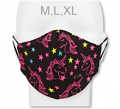 Funkční designová rouška z materiálu Coolmax Unicorn RDX