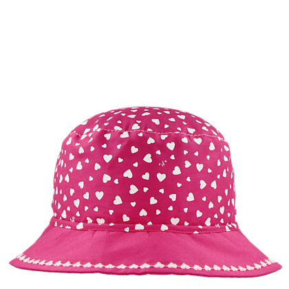Dívčí letní klobouk Srdíčka RDX Růžový