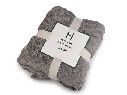 Deka plyšová, copánková 150x200 cm