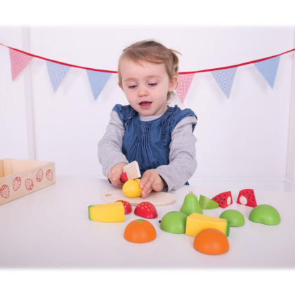 Krájecí ovoce v krabičce Bigjigs Toys