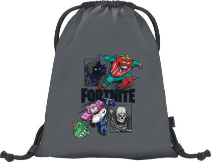 Set 5 Cubic Fortnite Squad: batoh, sáček, ledvinka, obal na notebook, peněženka GRS Baagl