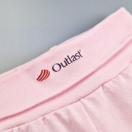 Polodupačky tenké Outlast® UV 50+ Růžová baby