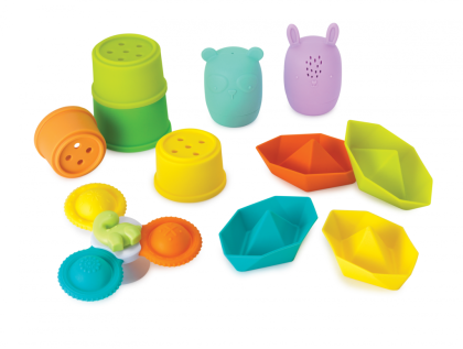 Sada hraček do koupele Spin, Squirt & Sail Infantino