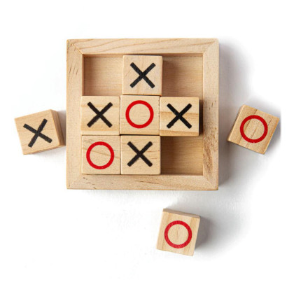 Dřevěné piškvorky kostky Bigjigs Toys