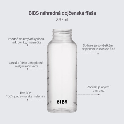 Náhradní plastová láhev 270 ml Bibs