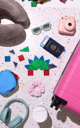 Magnetická stavebnice microMAGS Travel Set 26 dílů