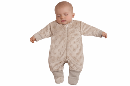 Zimní kombinéza minky Béžová Baby Service