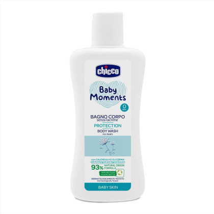 Šampon na tělo Baby Moments Protection 93 % přírodních složek 200 ml Chicco