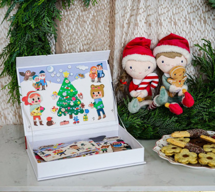 Magnetická kniha Vánoce – Christmas Magnetic Book Edukid