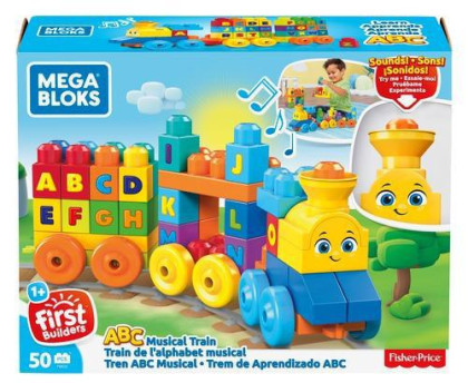 Mega Bloks Hudební vláček s písmenky FWK22