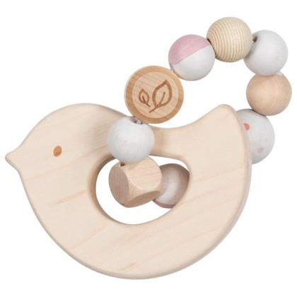 Hračka do ruky - Ptáček s kroužkem Goki