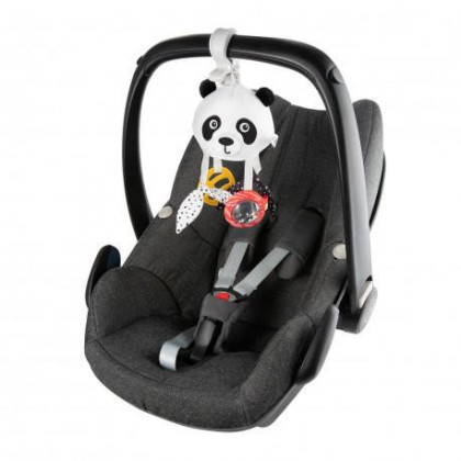 Senzorická závěsná hračka Panda s klipem BabiesBoo Canpol babies