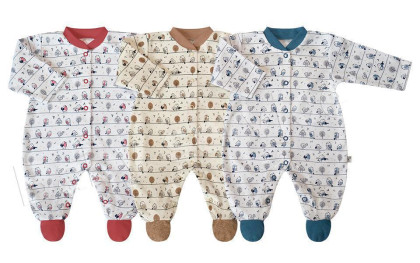 Bavlněný overal Ptáčci Baby Service