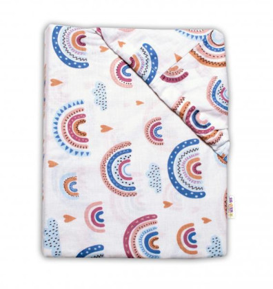 Bavlněné prostěradlo do postýlky 120 x 60 cm Baby Nellys
