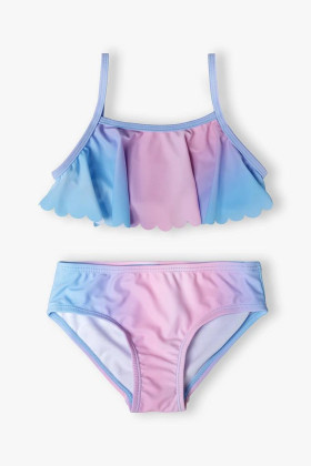 Plavky dívčí dvoudílné, Minoti, 14swim 22, Duhové