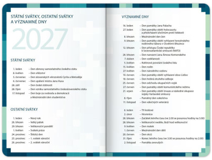 Studentský diář Gamer (září 2026 – prosinec 2027) Notique