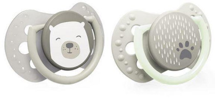 Šidítko silikonové dynamické Lovi Buddy Bear 2 ks 0-6 m Lovi