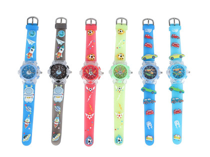 Hodinky náramkové na baterie se světlem