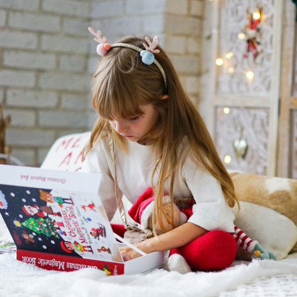 Magnetická kniha Vánoce – Christmas Magnetic Book Edukid