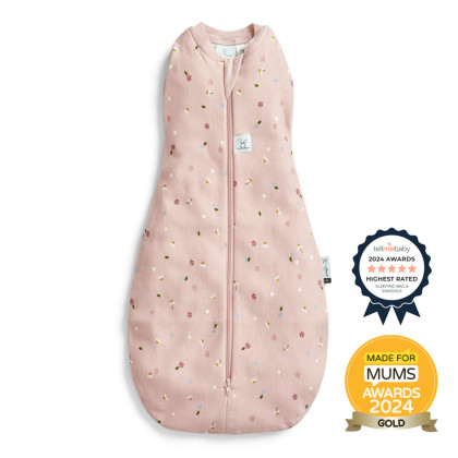 Zavinovačka a vak na spaní 2 v 1 Cocoon Daisies 1 tog ErgoPouch