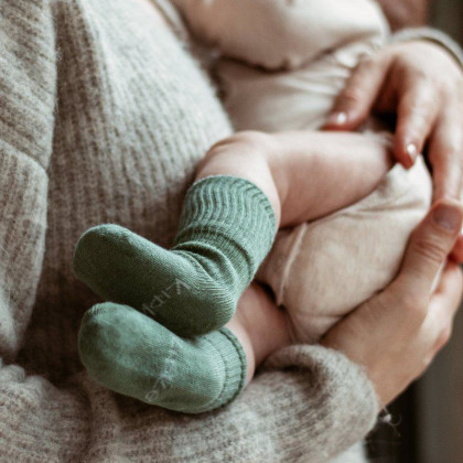 Dětské ponožky Stay-on-Socks 1 pár Newborn KipKep