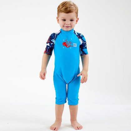 Plážová UV kombinéza pro děti 3/4 rukávy Vodní svět