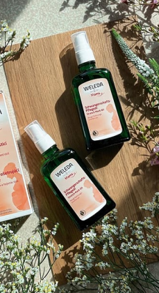 Těhotenský pěsticí olej na strie 100 ml Weleda