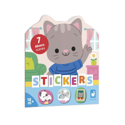 Samolepky Dům 7 předloh Stickers Janod