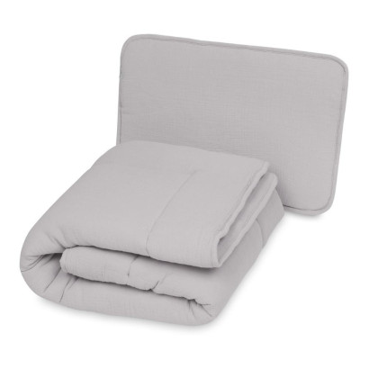 Mušelínový set přikrývka a polštář 135 x 100 / 40 x 60 cm Babymatex