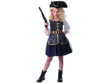 Kostým na karneval - pirátka, 120 - 130  cm