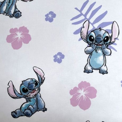 Prostěradlo Lilo and Stitch 90 x 200 + 25 cm Jerry Fabrics