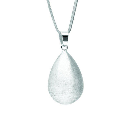 Těhotenská rolnička Drop Shape Silver