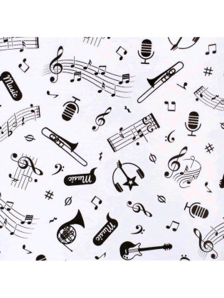 Kojenecká bavlněná čepička New Baby Music