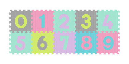 Puzzle pastelové Čísla Baby Ono