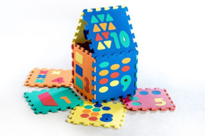 Pěnové puzzle podložka Počítání 30 x 30 cm