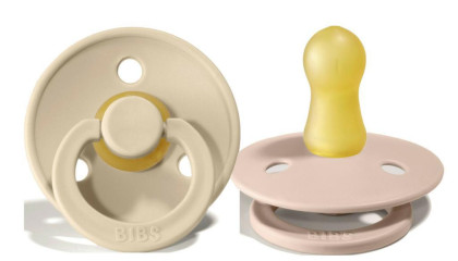 Dudlíky kaučuk 2 ks 0-6 měsíců Colour Bibs