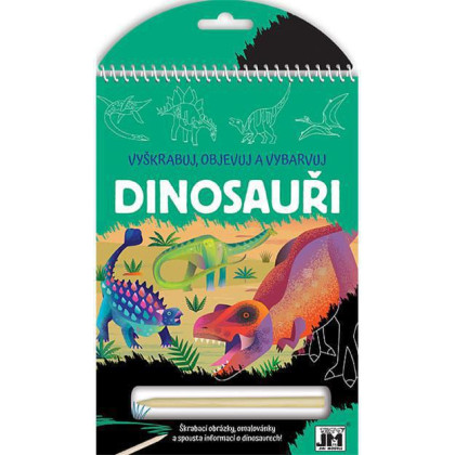 Vyškrabuj, objevuj, vybarvuj Dinosauři