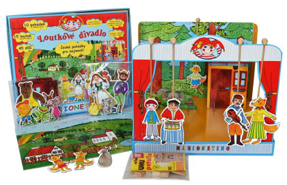 Loutkové divadlo České pohádky pro nejmenší 48x42x6 cm