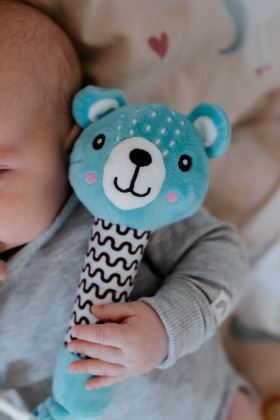 Pískátko/kousátko plyš 25 cm 0 m+ Babyted