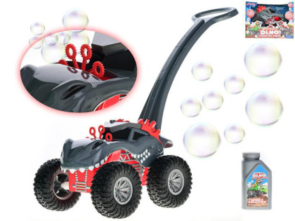 Auto dinosaurus monster truck 30c m s bublifukovačem černý