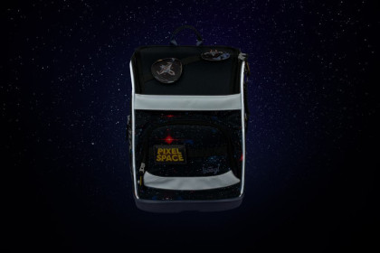 Školní aktovka Zippy plus Pixel Space Baagl