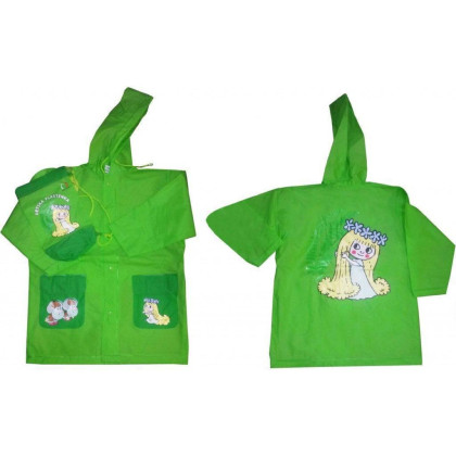 Pláštěnka Víla Amálka Pidilidi PL04 zelená